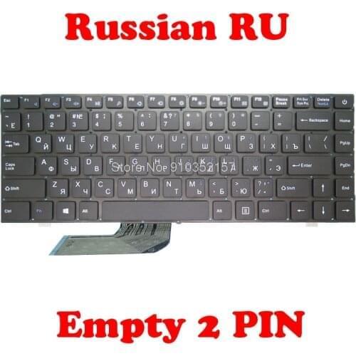 Laptop Empty 2 pin Keyboard For Teclast F6 Russian RU English US French FR NO Frame