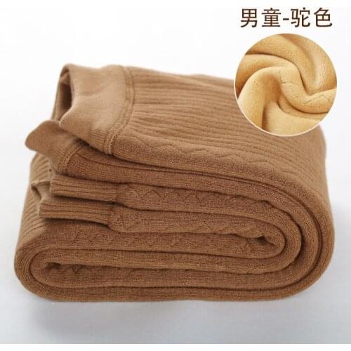 Princess Warm Striped Leggings Sport For Girls Baby Children Clothes Winter Wool Pants For Big Kids Boys 1 2 3 10 11 13 14 Year