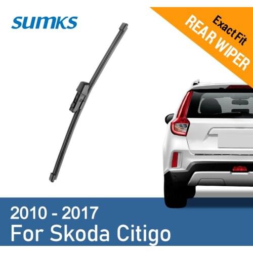 SUMKS Rear Wiper Blade for Skoda Citigo 2010 2011 2012 2013 2014 2015 2016 2017