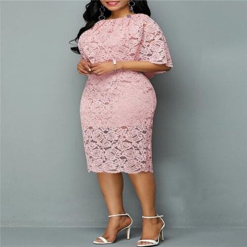 LUO DI DAI Plus Size Summer Dresses