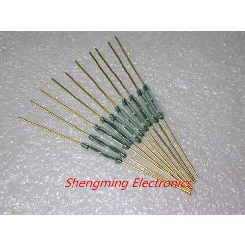 20PCS normally open MKA10110 magnetic reed switch imported gilded size 1.8x10mm
