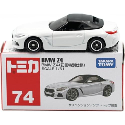 Takara Tomy Tomica Mini Model Car Toy No.74 BMW Z4 First Edition Version Scale 1/61 Motor Diecast Metal Vehicle Kids Gift 798675