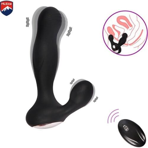 MLSice Women G Spot Anal Plug Vibrator Prostate Massager Butt Anal Vibrating Male Masturbator Wireless Remote Control Dildo Toy