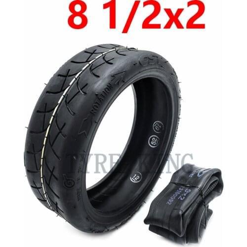 Upgraded 8 1/2X2 Tube Tire 8.5x2 Inflatable Tyre for Xiaomi Mijia M365 Electric Scooter Replace Inner Camera
