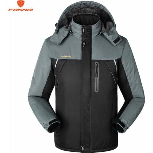 Mens plus size cotton coat L - 8XL Fashion new mens cotton coat winter plus velvet thick warm coat mens windproof warm coat