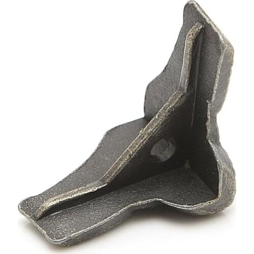 2021 New 4x Vintage Jewelry Box Wooden Case Decorative Feet Leg Metal Corner Protector