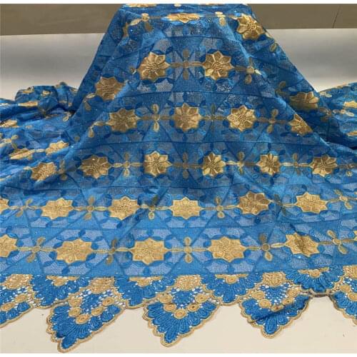 New Arrival High Quality Guipure Cord Lace Fabric 5 yards With Embroidered Beaded Tulle Lace Fabric For Women Dress! ZQF88192