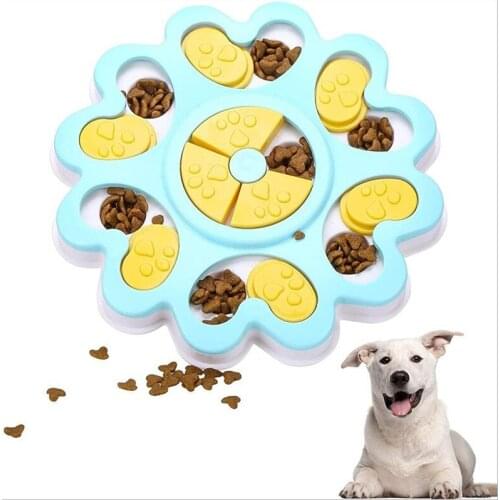 Training Puzzle Dog Toy Leaking Food Game Disc Board Funny Slow Eat Dog Interactive Toys Pet Product