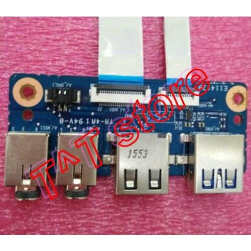 Original W650S W650SF P15 P15F Dual USB Audio Board with Cable 6-71-W6508-D07 test good free shipping