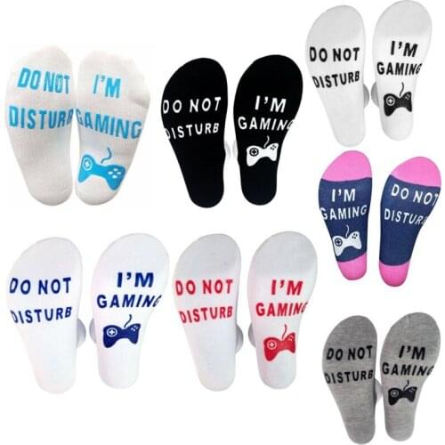 Casual Style Letter Elastic Breathable Cotton Blend Hosiery Footwear Accessories Universal Fashion Middle Tube Socks