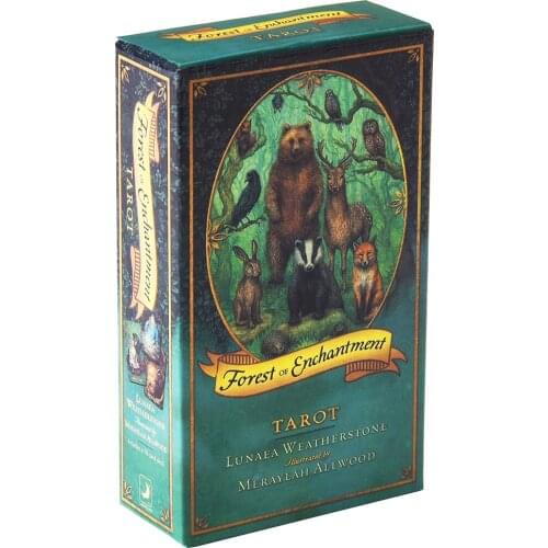 Forest of Enchantment Tarot 78 Cards Deck Game with e Guidebook Board Divination Reading Love Moon Near me Beginners