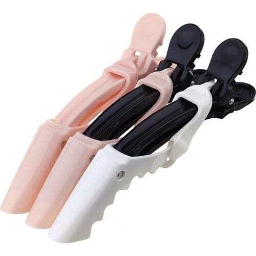 5Pcs/Pack Hair Clip Crocodile Cutting Extension Hairstyling Tools Hairpin Clamp Grip Plasitic Haircut Salon Modeling Accessories
