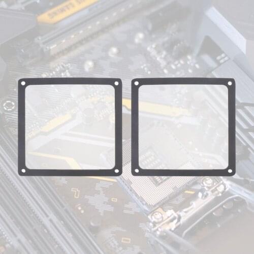 2PCS Magnetic Fan Dust Filter 120mm Computer Case Fan Dustproof Mesh Screen