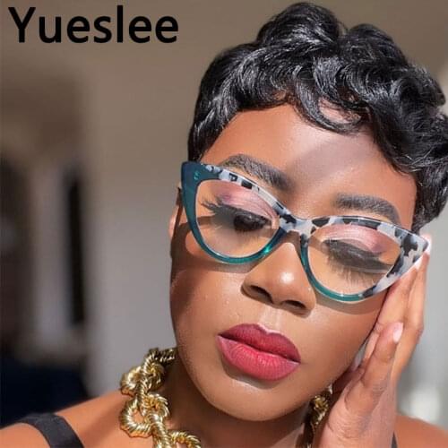 47471 2021 Chic Fashionable Girls Acetate Cat Eye Grey Tortoise Orange Small Size Optical Eye Glass Frames