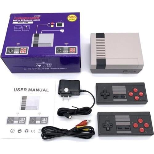 8BIT Classic TV Video Game Console Built-in 620 Games Retro Video Game Console 2.4G Wireless Controller Retro Classic Game GIFT