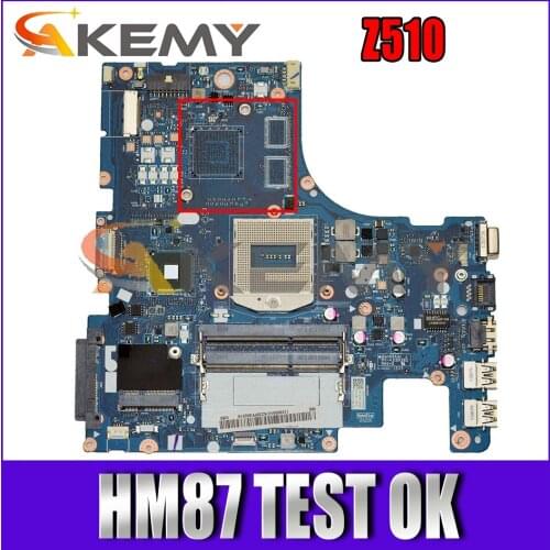 Akemy For Lenovo Z510 Aiza NM-A181 Laptop Motherboard HM87 Integrated Graphics Card 100% Test OK