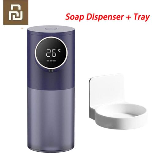 Xiaomi Automatic Soap Dispenser USB Rechargeable 320ml Liquid Soap Dispensers Digital Display Foam Hand Sanitizer With Tray