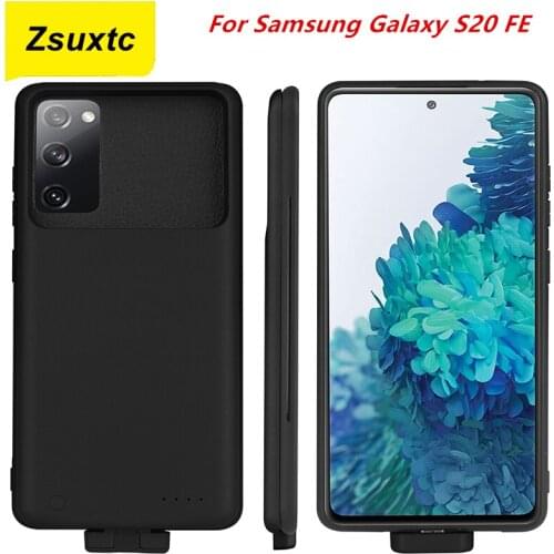 For Samsung Galaxy S20 FE Battery Case 5000 Mah Charger Case Smart Phone Cover S20FE Power Bank For Samsung S20 FE Battery Case