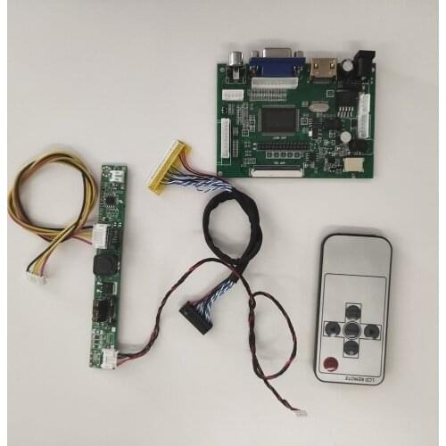 Kit Controller Board Panel Screen VGA AV Work for B133EW04 V.0/V.1/V.3/V.4 30pin LED HDMI 1280X800 2AV Remote LCD Monitor Driver