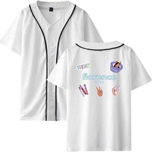 Millie bobby brown Fashion Prints Baseball T-shirts Women/Men Summer Short Sleeve Tshirt Hot Sale Casual Streetwear Clothes