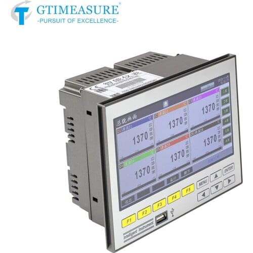 Paperless Recorder Chart Analog Input for Temperature Pressure Data Curve Humidity Current Voltage 4-20mA RS485
