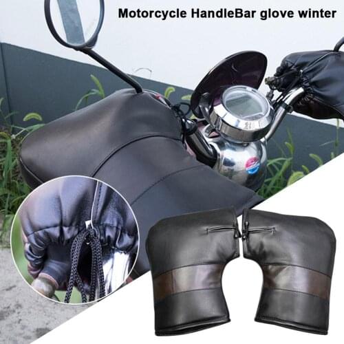 Motorcycle Grip HandleBar Muff Waterproof Winter Warmer Thermal Cover Glove For Motorcycles