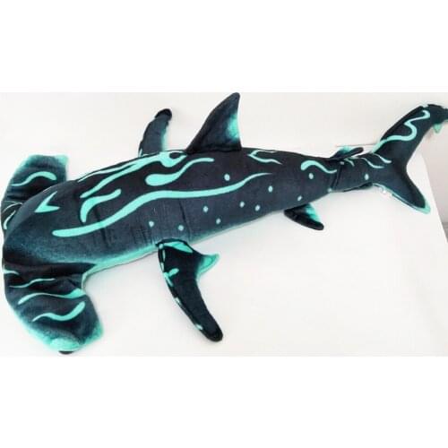 Cartoon simulation Hammer shark doll Children Plush Toy Christmas gift sea fish shark pillow Kids Stuffed Toy
