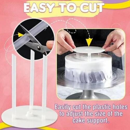 Multi-Layer Cake Support Set Round Dessert Shelf Cake Gasket Cake Support Frame Cake Stands Baking Tools Piling Brackets