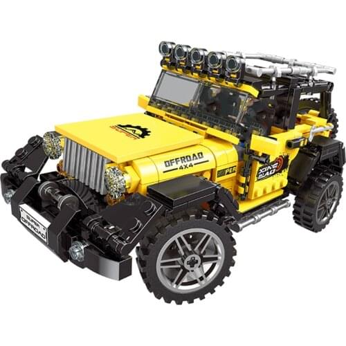 NEW XINGBAO 03024 Creative MOC Car Series 610pcs Super Truck Model Off-Road Car Building Blocks Bricks Christmas Gifts Boy Toys