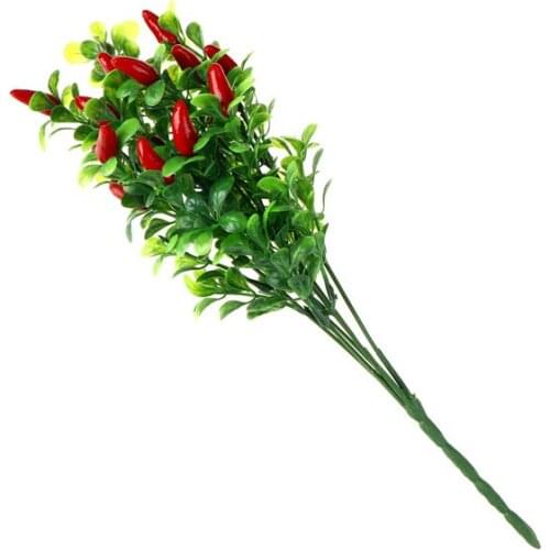Excellent 1 Bouquet Artificial Pepper Flower Wedding Christmas Party Garden Decor