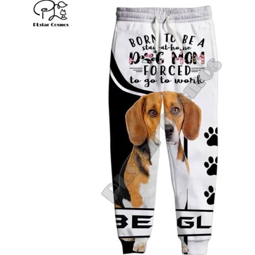 PLstar Cosmos Animal Pitbull Dog Kawaii Cute Funny Men/Women Streetwear 3DPrint Harajuku Casual Jogger Autumn Trousers pants B-1