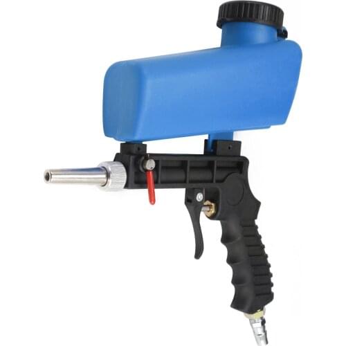 Premium 90psi Portable Gravity Sandblasting Gun Pneumatic Small Sand Blasting spray gun Adjustable Pneumatic Sandblaster