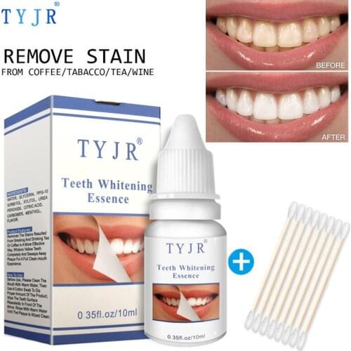 Plant Extract Teeth Whitening Essence Powder Remove Smoke Stain Black Tooth Bleaching Serum Oral Hygiene Cleaning Toothpaste