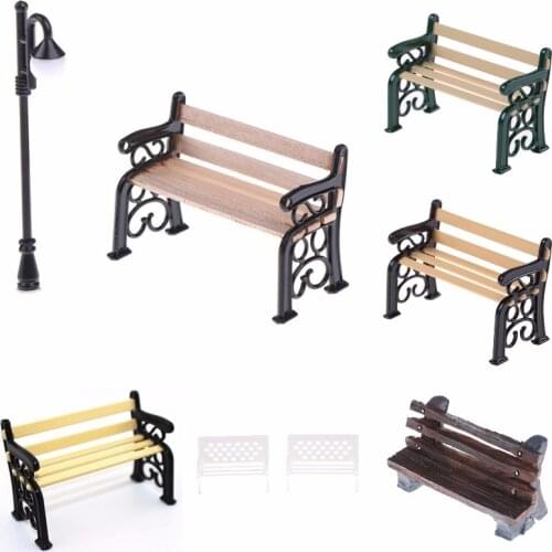 Garden Miniature Fairy Chair Bonsai Small Park Ornament Decorations Potted Plant DIY Craft Dollhouse Decorative Minatures