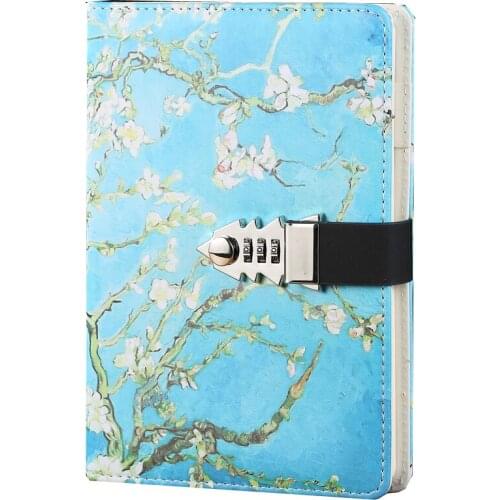 TATCAT A5 Lock Diary Leather Locking Journal Writing Notebook Best For Gifts (Pen Not Included) TPN187