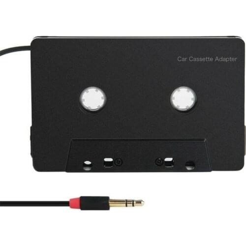 3.5mm Four Channel Anti-Tangled Mini ABS Stereo Cassette Adapter Car Audio- C7AB