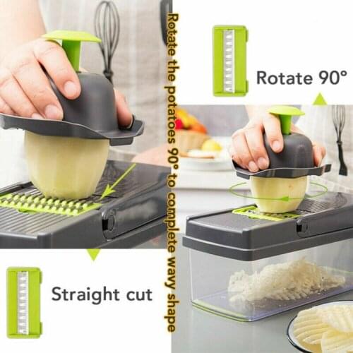 7 In1 Mandoline Slicer Fruit Cutter Potato Peeler Carrot Cheese Grater Vegetable Slicer Vegetable Cutter Kitchen Accessories