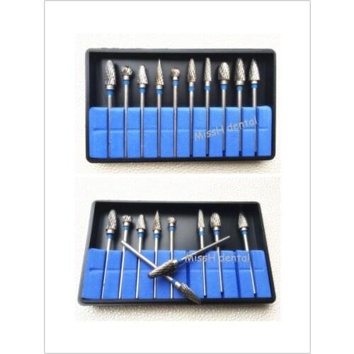 Free shipping 20Pcs Dental Tungsten Steel Nitrate Carbide Burs Drills Dentistry Dental