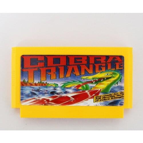 Cobra Triangle 60 Pin Game Card For 8 Bit Subor Game Player