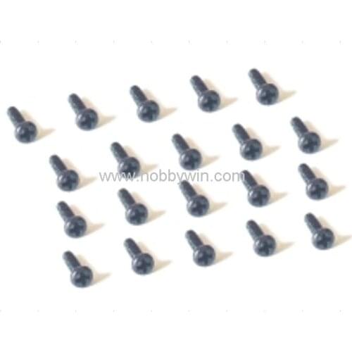 HBX part 24100 Washer Head Self Tapping Screw 2*5mm 20pcs for Haiboxing 1/24 RC Scale Model Buggy Car Truck