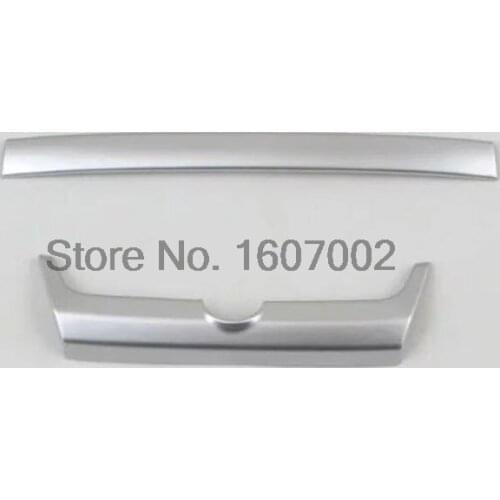 For Buick GL8 2017 Newest ABS Chrome Center Console GPS Fascia Panel Frame Cover Interior Molding