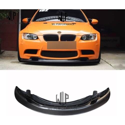 E92 M3 GT4 Style 3 Series High Quality Carbon Fiber Auto Car Front lip Aprons Splittter For BMW E92 M3 Car Body Kit 05-12
