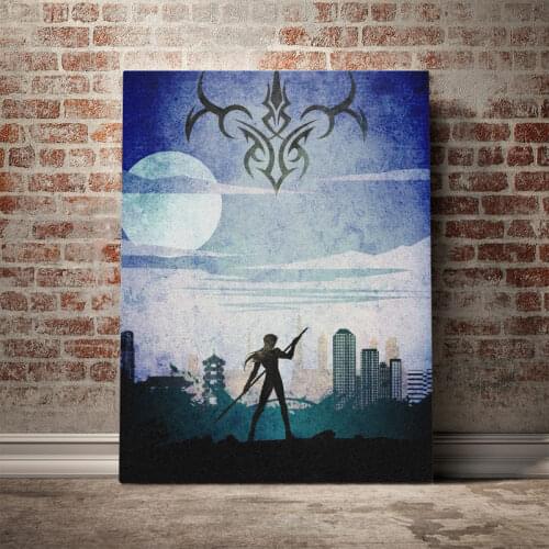 Fate Lancer Manga Anime Poster Canvas Wall Art Decoration prints for living Kid Children room Home bedroom decor painting