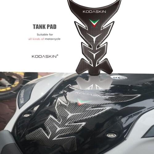 Kodaskin 3D Universal Fuel Tank Pad Decals Motorcycle Gas Cap Pad Cover Stickers for yamaha r6 r3 mt03 mt09 r25 mt15 yzf
