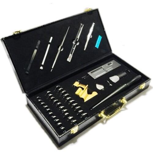 Ring sizer Diamond Inscription Loupe Magnifier for Gems Jeweler Viewer Diamond Tester Gemstone Selector with box