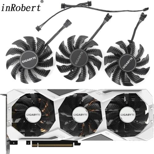 82MM Cooler Fan T128015SU Gigabyte RTX2080 RTX2080ti Graphics Video Card Cooling Fan PLA09215S12H Diameter 82MM Pitch 42MM