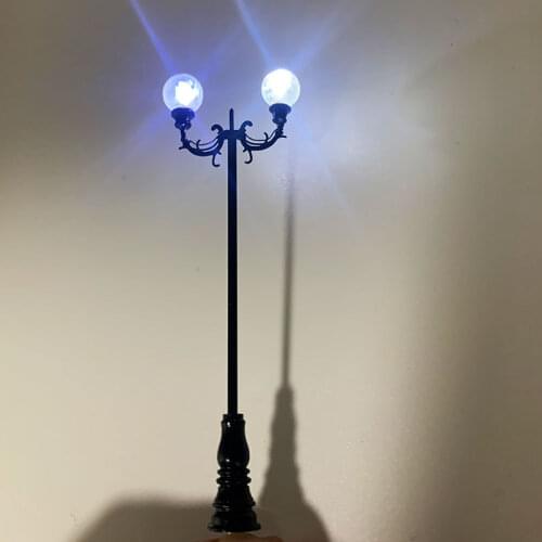 HO Scale Model trains Railway park garden Street Light 3V Lamppost Lamps/Model Park Lamps/Train Layout Model Park Scenery