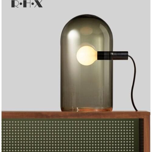 Marble Desk Lamp Originality Light Luxurious Personality A Living Room Bedroom Bedside Designer Desk Lamp Northern Europe Wind