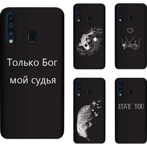 Soft Silicone TPU For Samsung Galaxy A60 A606 Case Back Cover Painting Matte Phone Cases Funda