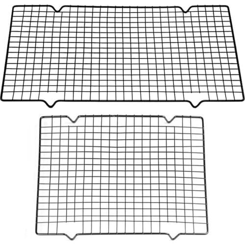 New Nonstick Metal Cake Cooling Grid Rack Net Cookies Biscuits Bread Muffins Drying Stand Holder Kitchen Baking Tray Tools